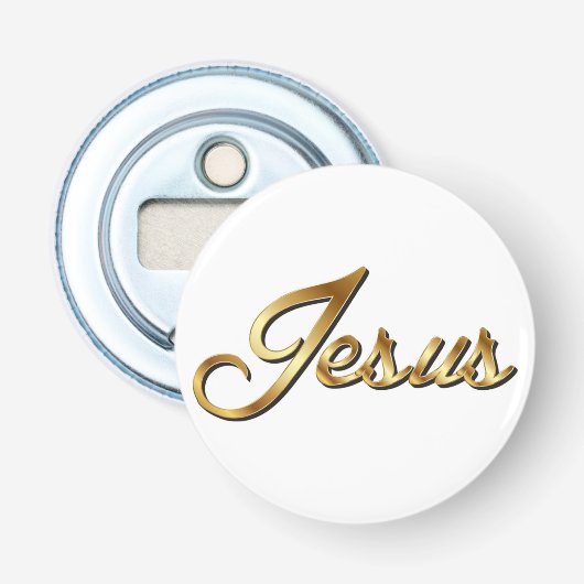 JESUS BUTTON FLESOPENER (Voorkant)