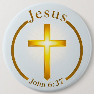 Jesus Button Pin