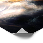 Jesus Calms het Storm Zee van Galilee Rembrandt Poster (Hoek)