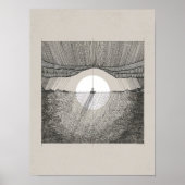 Jesus Calms Storm, DIGITAL PRINT!!, Hush Be Still, Poster (Voorkant)