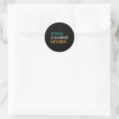 Jesús Cambió Mi Vida Christelijk Spaans Ronde Sticker (Tas)