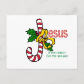 Jesus Candy Cane Briefkaart (Voorkant)