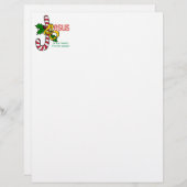 Jesus Candy Cane Stationery (Voorkant / Achterkant)
