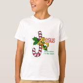 Jesus Candy Cane T-shirt (Voorkant)