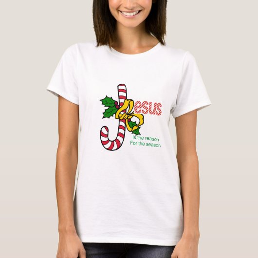 Jesus Candy Cane T-shirt (Voorkant)