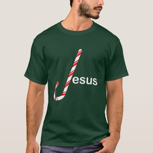 Jesus Candy Cane T-shirt (Voorkant)