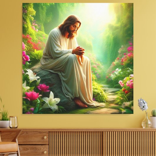Jesus Canvas Afbeelding 10 (Insitu (Woonkamer))