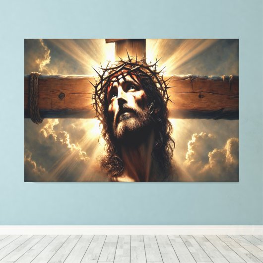 Jesus Canvas Afbeelding 11 (Insitu (Houten vloer))