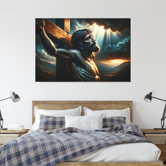 Jesus Canvas Afbeelding 3 (Insitu (Slaapkamer))