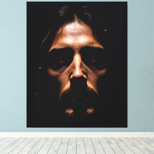 JESUS CANVAS AFDRUK (Insitu (Houten vloer))