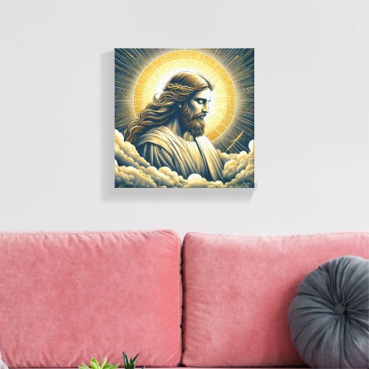 jesus canvas afdruk (Insitu (Woonkamer))