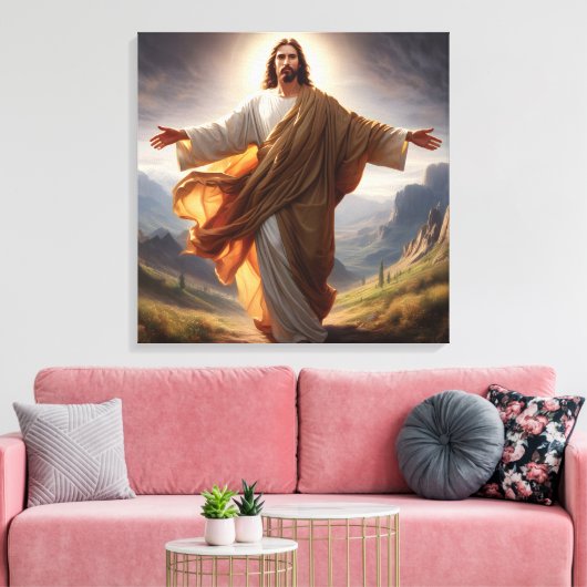 Jesus Canvas Kunst (Insitu (Woonkamer))