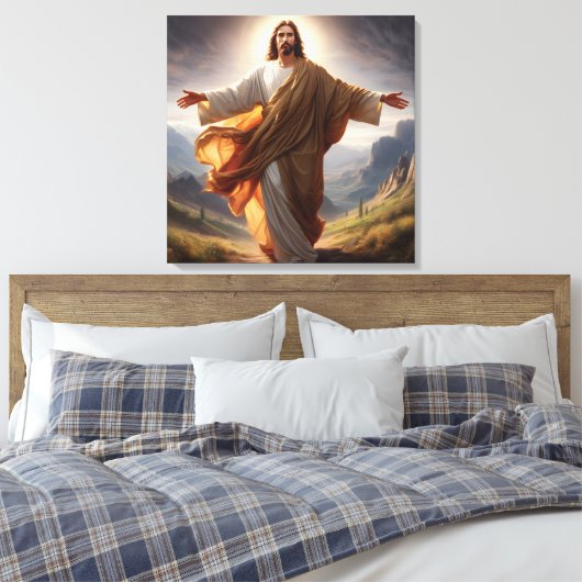 Jesus Canvas Kunst (Insitu (Slaapkamer))