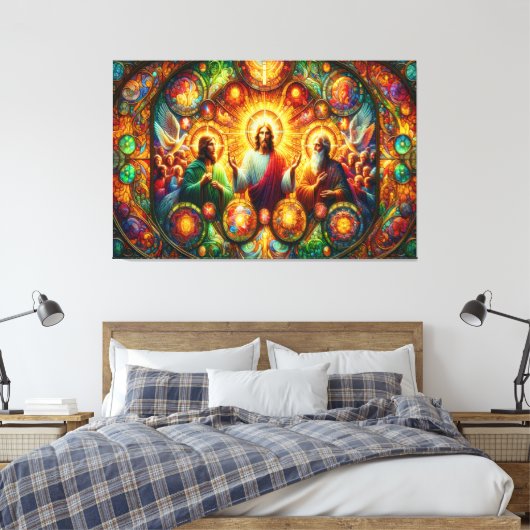 Jesus Canvas Print Picture 9 (Insitu (Slaapkamer))