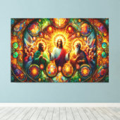 Jesus Canvas Print Picture 9 (Insitu (Houten vloer))