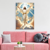 "Jesus Canvas Wall Art - Inspirerend Religious D (Insitu (Woonkamer))