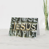 Jesus Card Feestdagen Kaart (Voorkant)