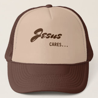Jesus Cares Trucker Hat Pet