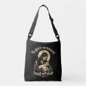 Jesus Caring Shepherd Crossbody Tas (Voorkant)