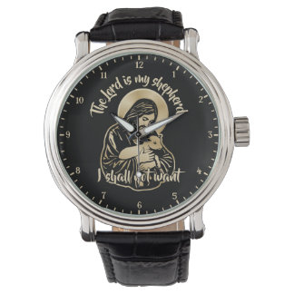 Jesus Caring Shepherd Horloge