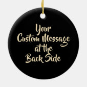 Jesus Caring Shepherd Keramisch Ornament (Achterkant)