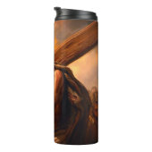 Jesus Carries The Cross Thermal Tumbler Thermosbeker (Geroteerd rechts)