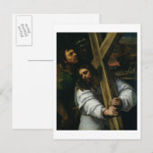 Jesus Carrying the Cross, c.1535 (olie op het pane Briefkaart (Voorkant / Achterkant)
