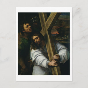 Jesus Carrying the Cross, c.1535 (olie op het pane Briefkaart