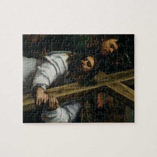 Jesus Carrying the Cross, c.1535 (olie op het pane Legpuzzel (Horizontaal)
