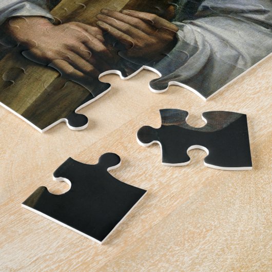 Jesus Carrying the Cross, c.1535 (olie op het pane Legpuzzel (Zijkant)