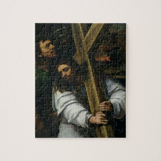 Jesus Carrying the Cross, c.1535 (olie op het pane Legpuzzel (Verticaal)