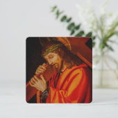 Jesus carrying the cross card (Staand voorkant)