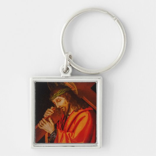 Jesus carrying the cross key ring sleutelhanger (Voorkant)