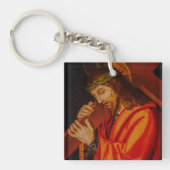 Jesus carrying the cross key ring sleutelhanger (voorkant)