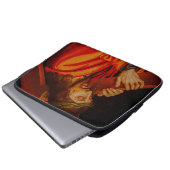 Jesus carrying the cross laptop case (Voorkant onderkant)