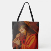 Jesus carrying the cross tote bag (Voorkant)