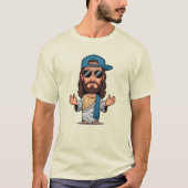 Jesus cartoon swag t-shirt (Voorkant)