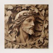 Jesus Carving Jigsaw Puzzel (Verticaal)