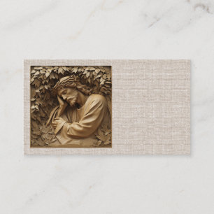 Jesus Carving Visitekaartjes