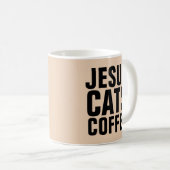 JESUS CATS COFFEE CHRISTELIJKE CAT COFFEE MUGS KOFFIEMOK (Voorkant rechts)