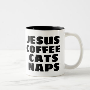 JESUS CATS COFFEE NAPS CAT CHRISTELIJKE MOKKEN
