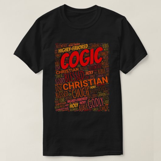 Jesus Celebrate COGIC Christelijke kerk 84 Christi T-shirt (Design voorkant)