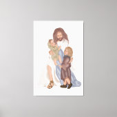 Jesus & Children Canvas Afbeelding (Voorkant)