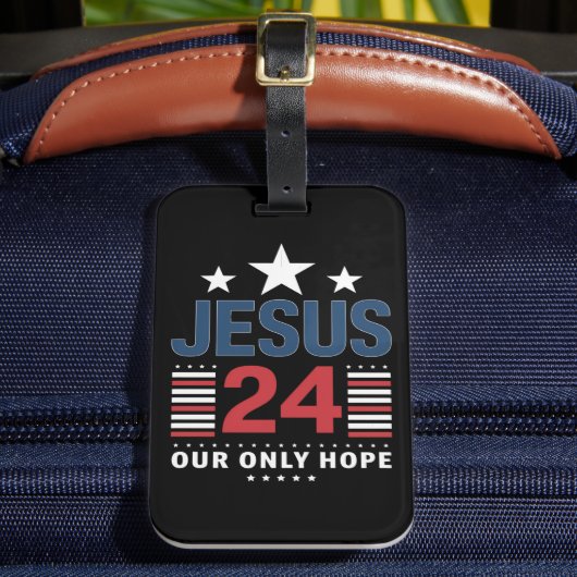 Jesus Christ 2024 President Verenigde Staten Verki Bagagelabel (Voorkant Insitu 2)