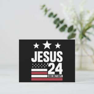 Jesus Christ 2024 President Verenigde Staten Verki Briefkaart