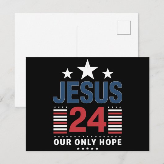 Jesus Christ 2024 President Verenigde Staten Verki Briefkaart (Voorkant / Achterkant)