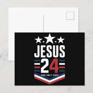 Jesus Christ 2024 President Verenigde Staten Verki Briefkaart