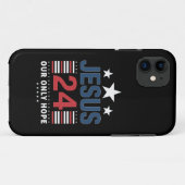 Jesus Christ 2024 President Verenigde Staten Verki Case-Mate iPhone Case (Achterkant (horizontaal))