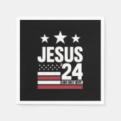 Jesus Christ 2024 President Verenigde Staten Verki Servet (Voorkant)