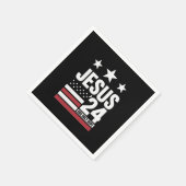 Jesus Christ 2024 President Verenigde Staten Verki Servet (Hoek)